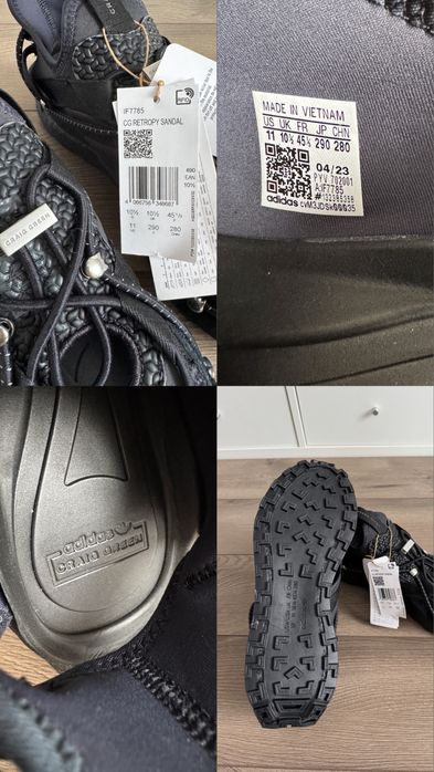 Craig Green Adidas Retropy Sandals IF7775 оригінал 45р
