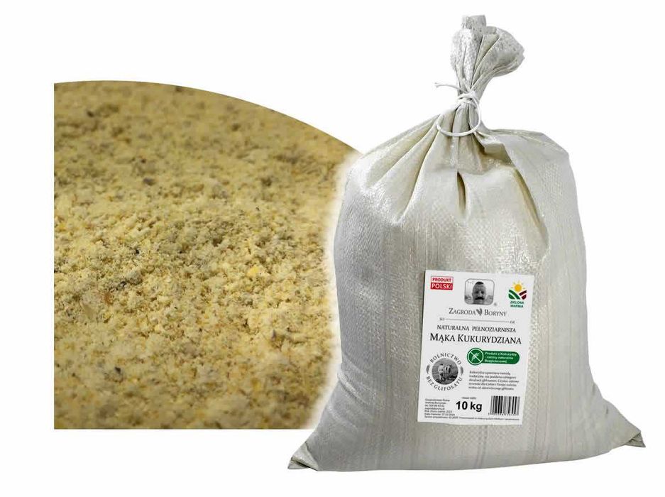 Mąka Kukurydziana Cudnie Pachnąca bez Glutenu i Glifosatu 10 KG