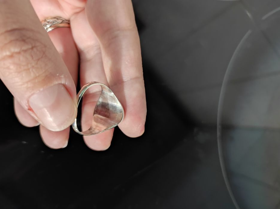 Anel masculino de prata