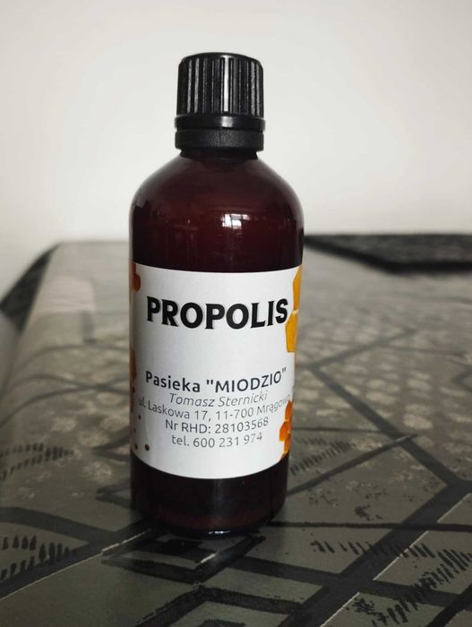 Kropelki propolisowe, 100 ml. ekstrakt 20% naturalny antybiotyk