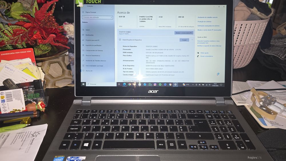 Pc Acer em estado  como novo