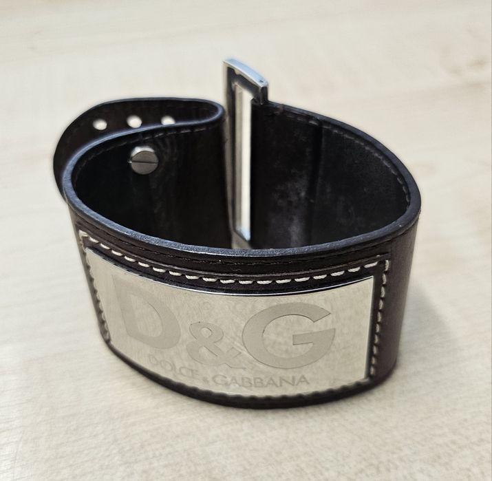 Dolce Gabbana Bransoleta skórzana Oryginał