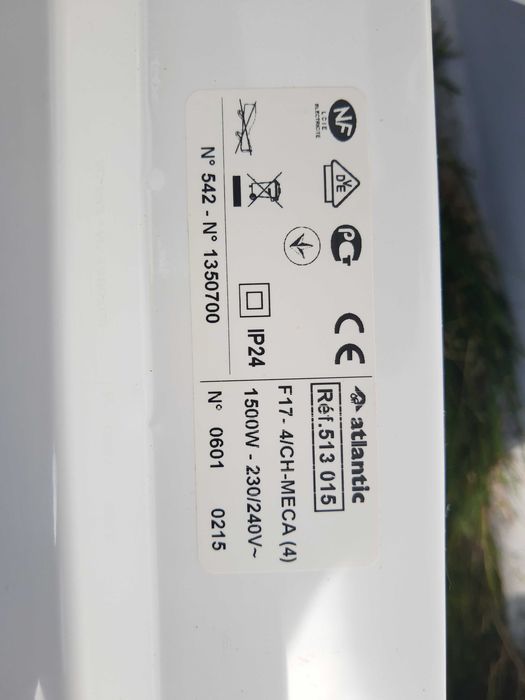 Grzejnik elektryczny Atlantic 1500W