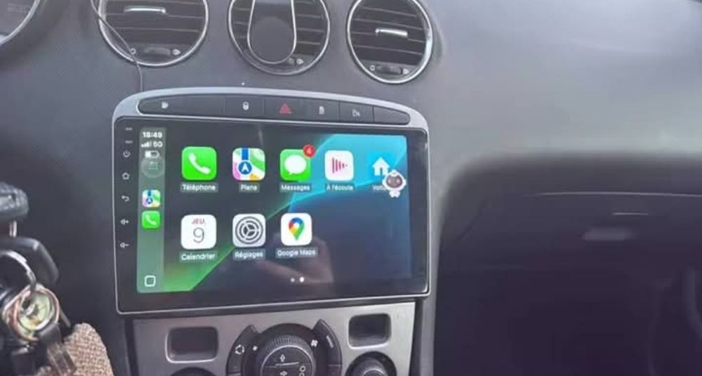 Radio 2 DIN 308 / RCZ / 408 (4+32 GB) + Carplay e Android auto + GPS