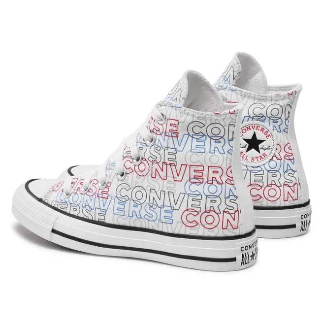Converse Chuck Tailor All Star Wordmark Print Hi. Новые.