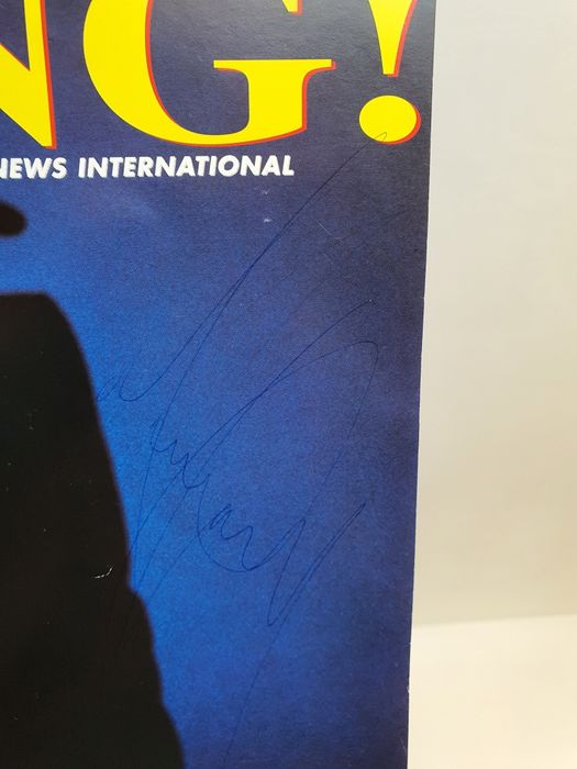 Autograf Oryginalny Michael Jackson - 2 autentyczne podpisy magaz King