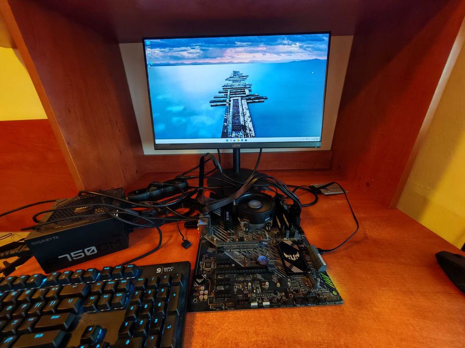 комплект Asus TUF B550 Plus Ryzen 5 5600G DDR4 8Gb 3200MHz SSD Kingston 128 Gb