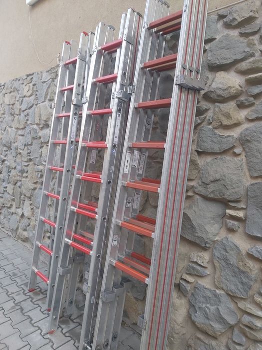 Drabina drabiny nasadkowe strażackie pożarniczy 2,70m aluminiowe
