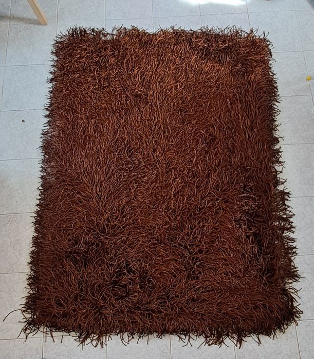 Carpete castanha 165x125cm