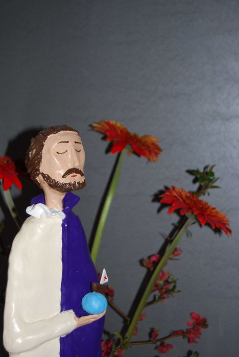 Figura em papier machê, Pedro Álvares Cabral. Atelier Viana Cabral