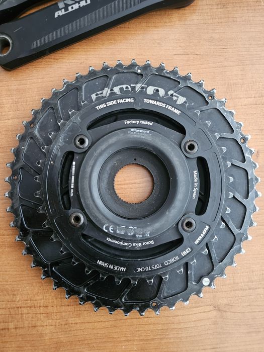 Potênciametro Rotor com pedaleira 165mm
