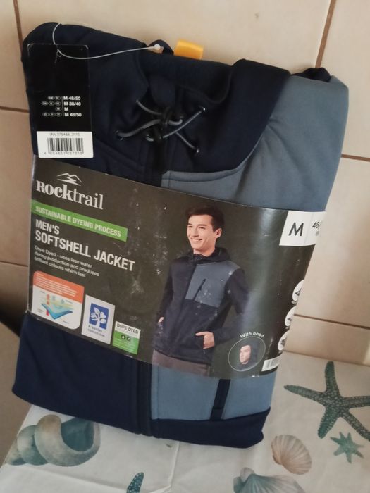Nowa męska kurtka SOFTSHELL JACKET. Rozmiar M 48 /50. Rocktrail.