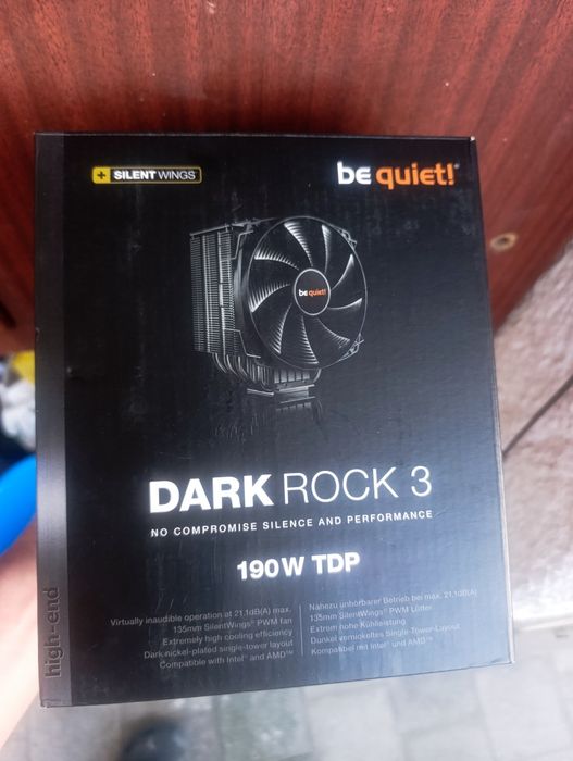 Охолодження процессора be quiet! Dark Rock 3 (190W TDP)