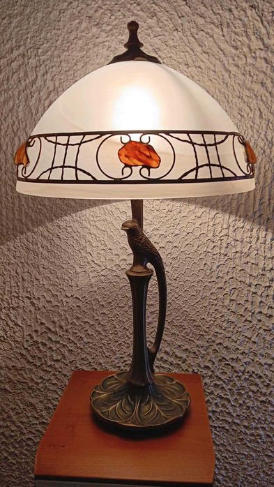 Lampa stołowa mosiężna