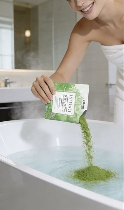 Puder do kąpieli zielona herbata