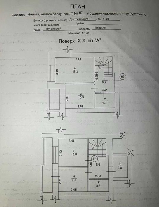 Видова 3-кімнатна квартира в м.Ірпінь , ЖК “Синергія Сіті”