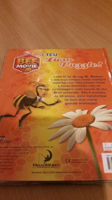Livro A História de uma Abelha BEE MOVIE - Dream Works