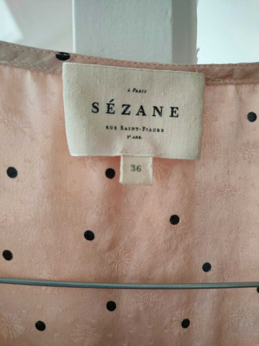 Blusa Sézane, 100% de Seda. Tamanho 36.