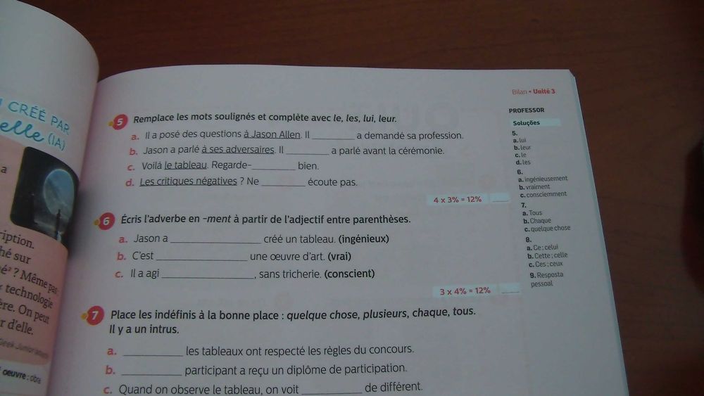 Voilà! 9 - Francês 9.º ano Manual com caderno (Professor)