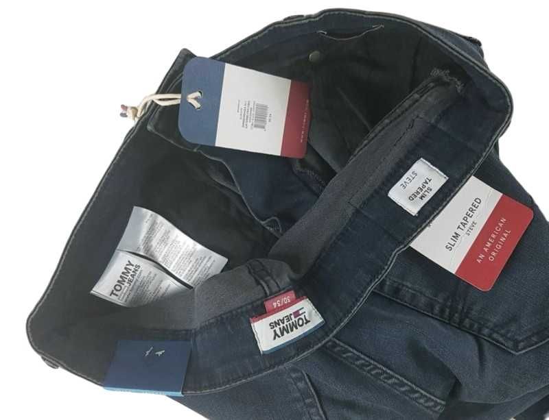 Męskie jeansy Tommy Jeans Steve -Slim DM0DM04424 Hilfiger nowe W30/L34