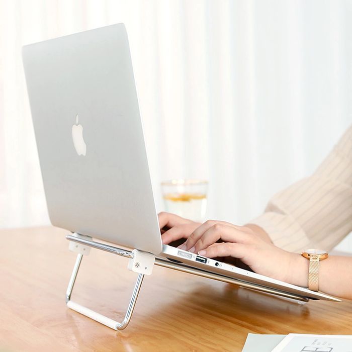 Ugreen regulowana podstawka stojak do laptopa srebrny