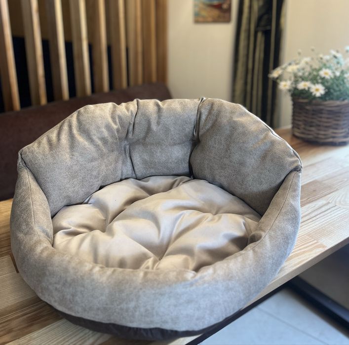 Лежак лежанка кругла для котів собак для животных кота спальне місце