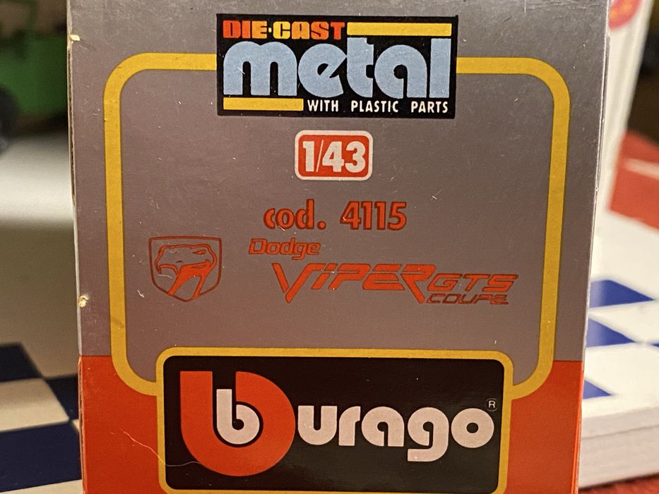 Dodge Viper GTS coupe, 1:43, Burago