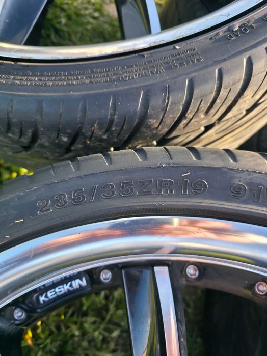 Jantes 19” Keskin + pneus 5x112