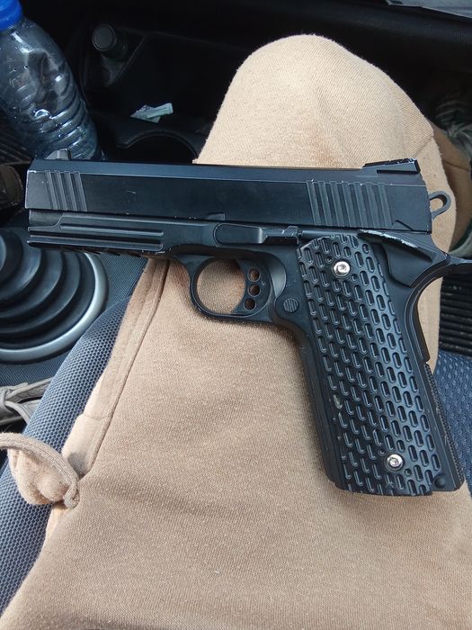 Pistola Airsoft 1911 Full Metal Spring (Mola)