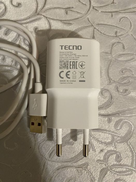Оригінал Зарядка зарядне зарядний зарядное TECNO ТЕХНО usb type-c
