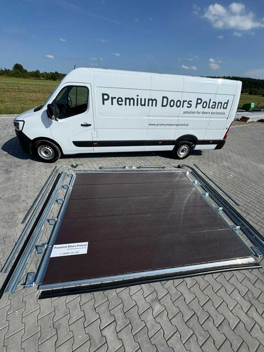 Zestaw kompletnej bramy segmentowej BRAMA SEGMENTOWA 3000x3000