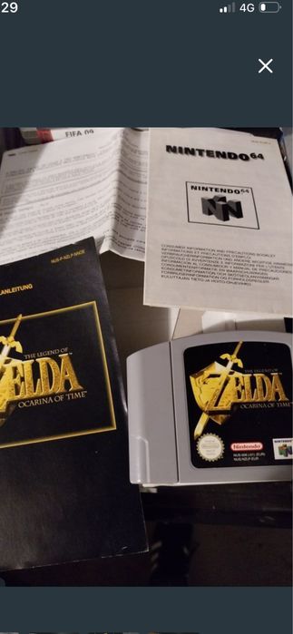 Jogo Nintendo 64 The Legend of Zelda Ocarina of Time CIB