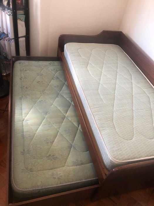 Sofá-cama, 2 colchões
