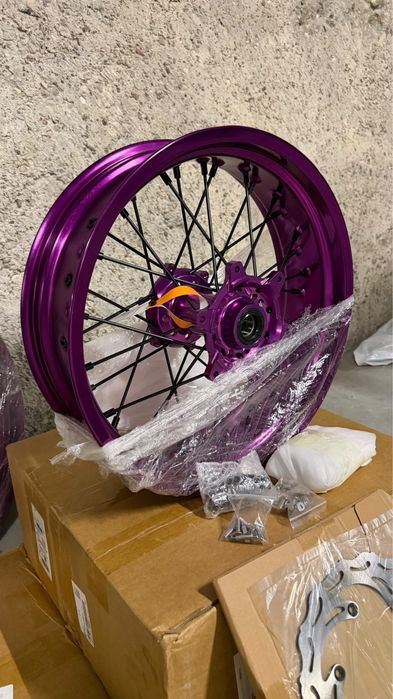 Felgi koła ktm exc sm komplet tarcze adapter 320mm tulejki