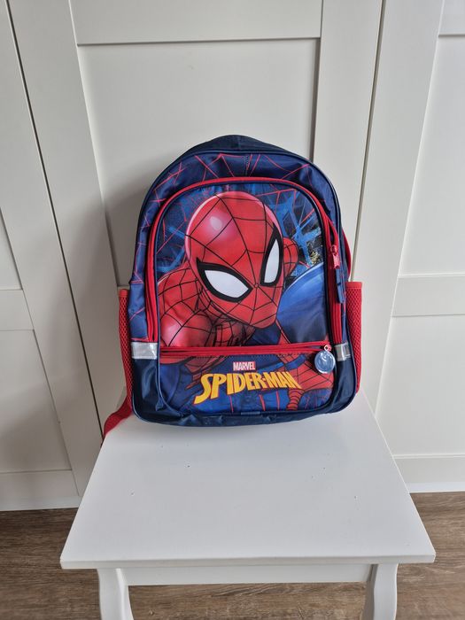 Plecak szkolny Spiderman granatowy jak nowy