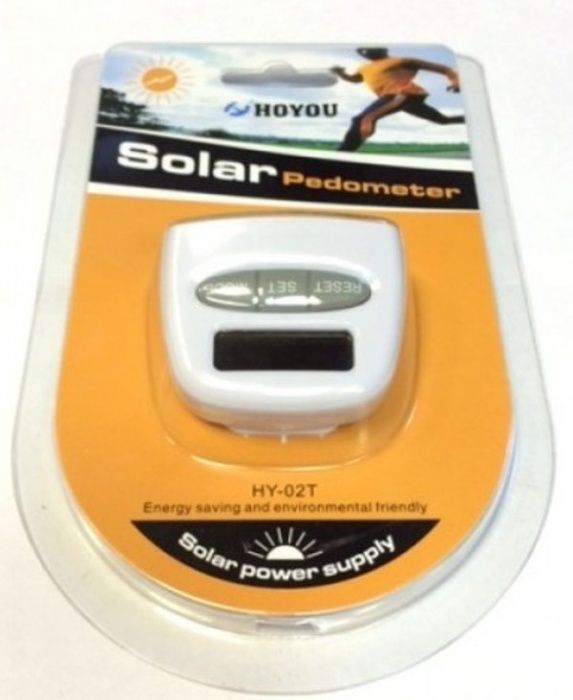 Pedómetro solar HY-02T Novos em caixa