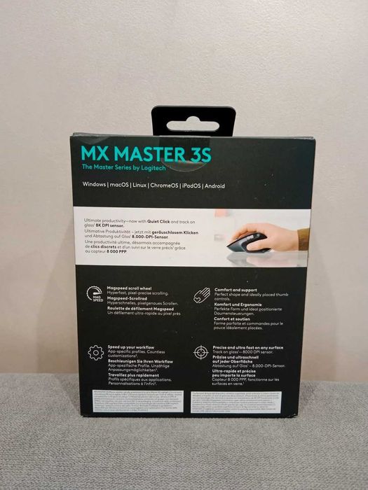 Миша LOGITECH MX Master 3S Performance Wireless GRAPHITE (910-007501)