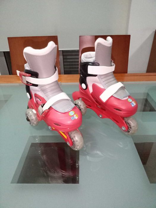 Patins de 3 Rodas Criança Faísca Mcqueen Tam. 27-30