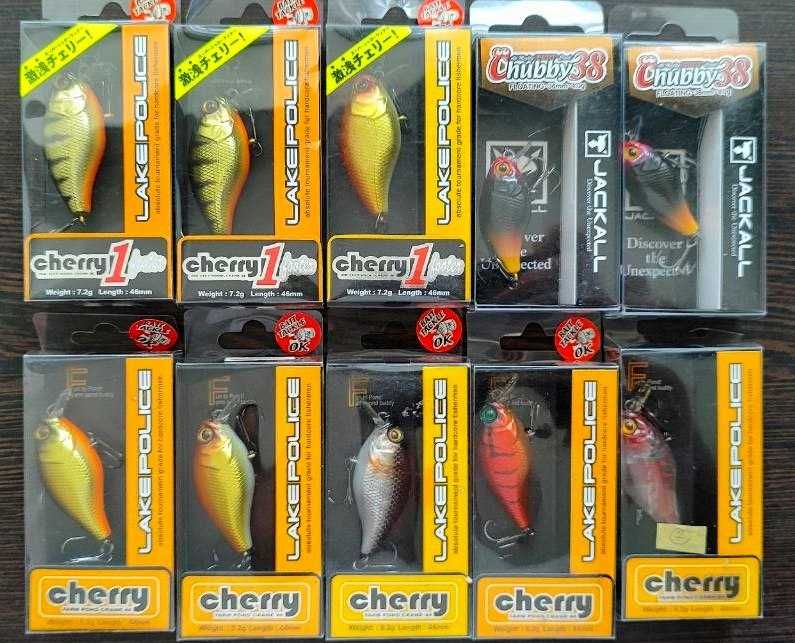 Jackall Chubby Vib, Chubby ,Cherry44, 1 Footer, 10 сс, Dcherry