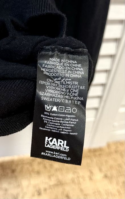 Sweter Karl Lagerfeld, oryginalny! Roz. S