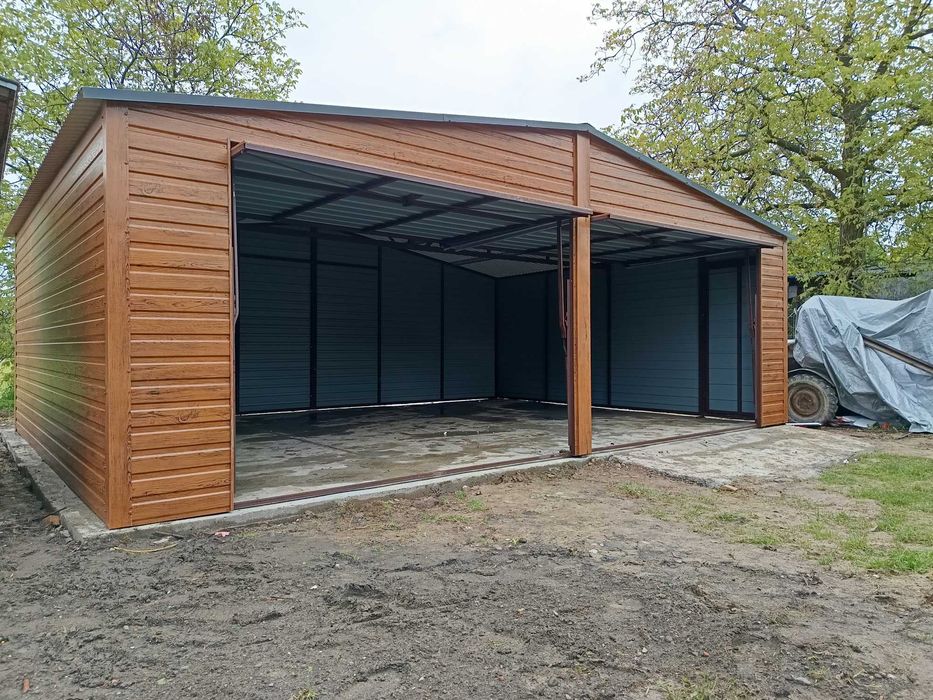 Garaż blaszany garaż blaszak garaże blaszane 7-5 6-6 profil poziom 7-6