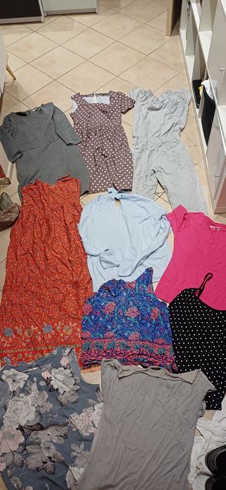 paka ponad 250 damskich ubrań XS/S