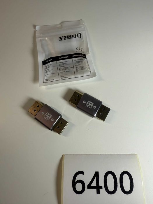 Adapter displayPort męski przedłużka 8K UHD (6400-93)