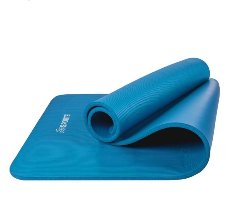 Mata do ćwiczeń ScSPORTS 190 cm x 80 cm niebieski