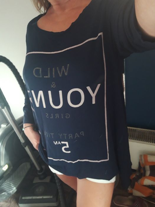 Bluzka damska z długim rękawem tunika XL/XXL