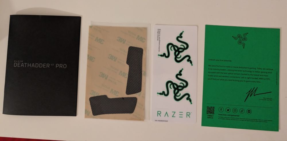Razer DeathAdder V3 Pro + HyperPolling Dongle 8K