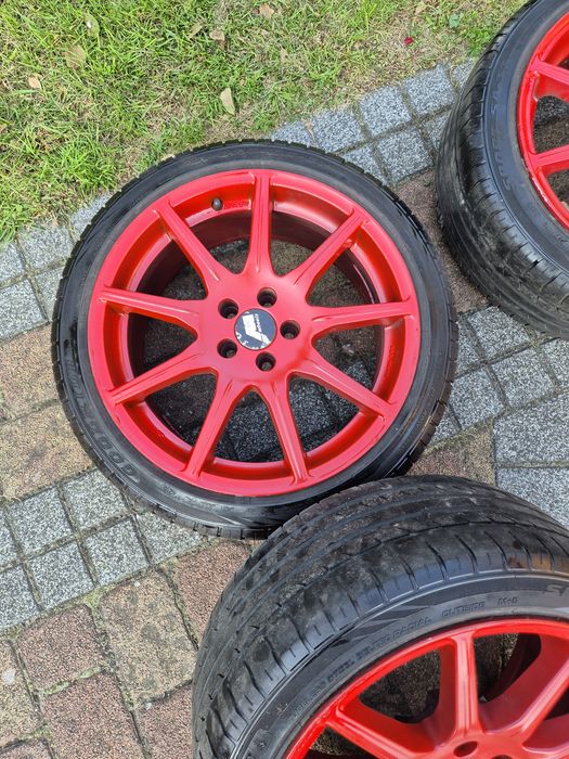 4 kola felgi 17 cali 5x100 autec sruby