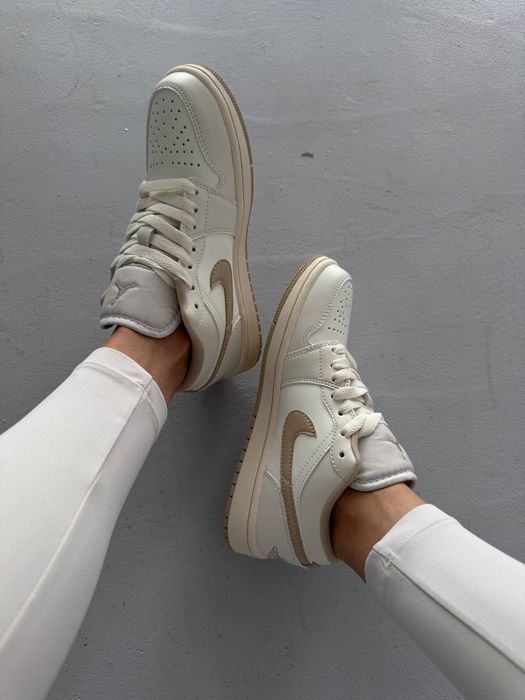 Кросівки Кроссовки AIR JORDAN RETRO 1 White Белый Білий Кросовки демісезон