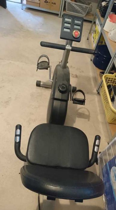 Rower treningowy stacjonarny poziomy leżący Buffalo RMC1