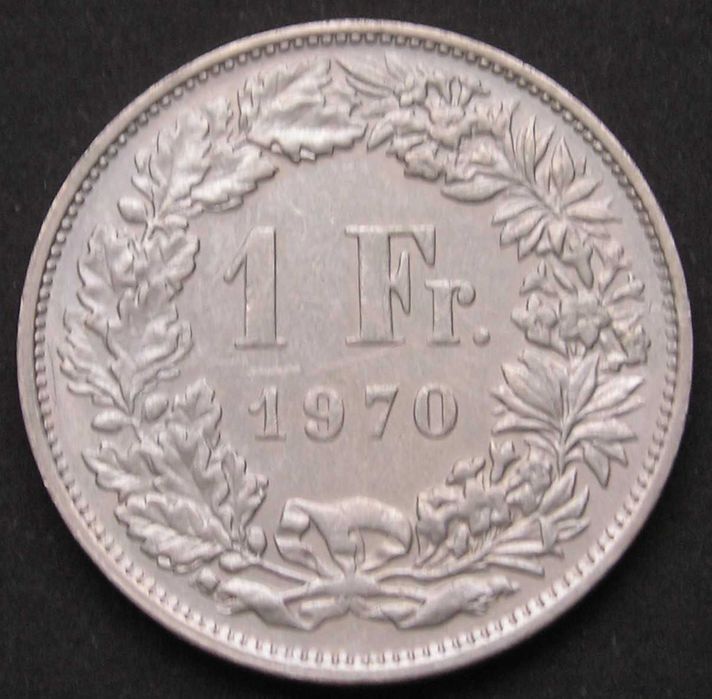Szwajcaria 1 frank 1970